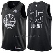 Maillot All Star 2018 Golden State Warriors Kevin Durant #35 Noir