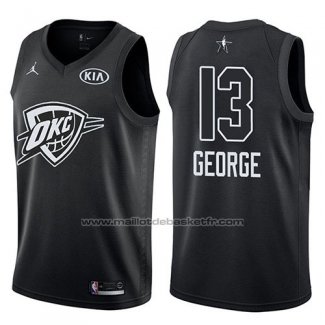 Maillot All Star 2018 Oklahoma City Thunder Paul George #13 Noir