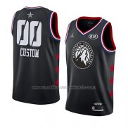 Maillot All Star 2019 Minnesota Timberwolves Personnalise Noir