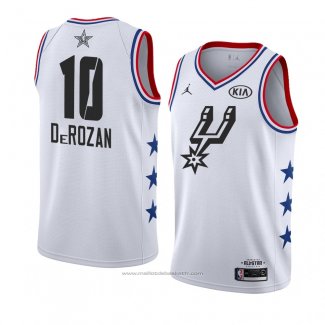 Maillot All Star 2019 San Antonio Spurs Demar Derozan #10 Blanc