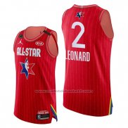Maillot All Star 2020 Western Conference Kawhi Leonard #2 Rouge