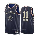 Maillot All Star 2024 Atlanta Hawks Trae Young #11 Bleu