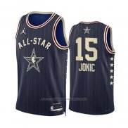 Maillot All Star 2024 Denver Nuggets Nikola Jokic #15 Bleu