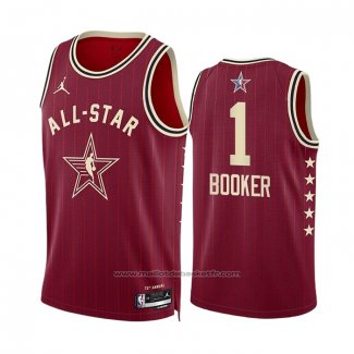 Maillot All Star 2024 Phoenix Suns Devin Booker #1 Rouge