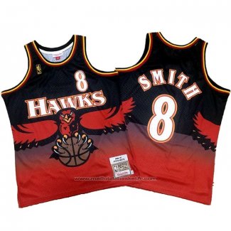 Maillot Atlanta Hawks Steve Smith #8 Retro Rouge