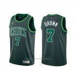 Maillot Boston Celtics Jaylen Brown #7 Earned 2020-21 Vert