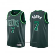 Maillot Boston Celtics Jaylen Brown #7 Earned 2020-21 Vert