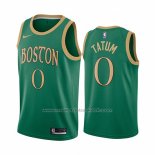 Maillot Boston Celtics Jayson Tatum #0 Ville Vert