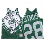 Maillot Boston Celtics Max Strus #28 Mitchell & Ness Big Face Vert