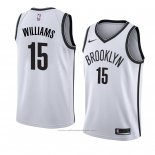 Maillot Brooklyn Nets Alan Williams #15 Association 2018 Blanc