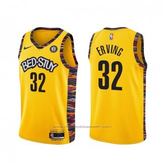 Maillot Brooklyn Nets Julius Erving #32 Ville 2020-21 Jaune