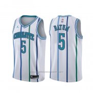 Maillot Charlotte Hornets Nicolas Batum #5 Classic Blanc