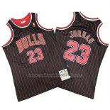 Maillot Chicago Bulls Michael Jordan #23 Mitchell & Ness Noir