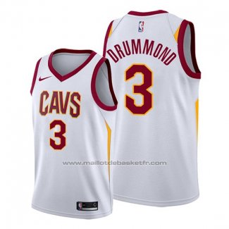 Maillot Cleveland Cavaliers Andre Drummond #3 Association 2019-20 Blanc