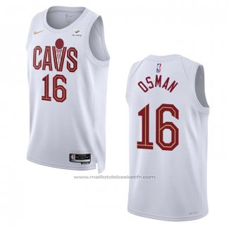 Maillot Cleveland Cavaliers Cedi Osman #16 Association 2022-23 Blanc