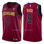 Maillot Cleveland Cavaliers Dwyane Wade #9 2017-18 Rouge