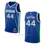 Maillot Dallas Mavericks Davis Bertans #44 Ville 2022-23 Bleu