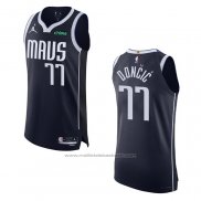 Maillot Dallas Mavericks Luka Doncic #77 Statement Authentique 2022-23 Bleu