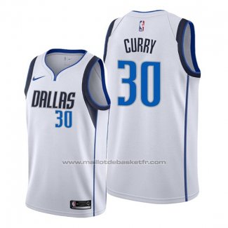 Maillot Dallas Mavericks Seth Curry #30 Association Blanc