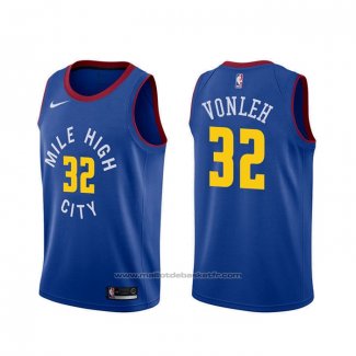 Maillot Denver Nuggets Noah Vonleh #32 Statement Bleu