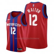 Maillot Detroit Pistons Derrick Walton #12 Ville 2019-20 Rouge