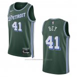 Maillot Detroit Pistons Saddiq Bey #41 Ville 2022-23 Vert