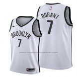 Maillot Enfant Brooklyn Nets Kevin Durant #7 Association 2019 Blanc