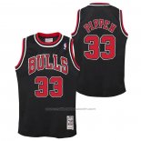 Maillot Enfant Chicago Bulls Scottie Pippen #33 Mitchell & Ness 1997-98 Noir