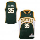 Maillot Enfant Seattle Supersonics Kevin Durant #35 Mitchell & Ness 2007-08 Vert