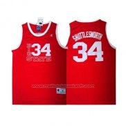 Maillot Film Big State Jesus Shuttlesworth #34 Rouge