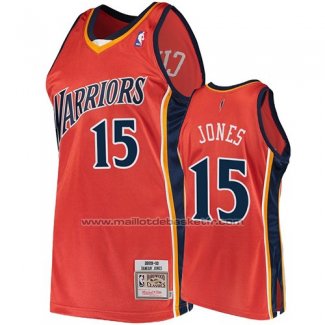 Maillot Golden State Warriors Damian Jones #15 2009-10 Hardwood Classics Orange