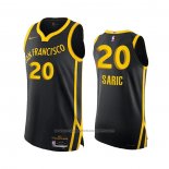 Maillot Golden State Warriors Dario Saric #20 Ville Authentique 2023-24 Noir