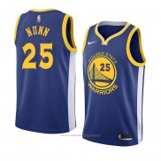 Maillot Golden State Warriors Kendrick Nunn #25 Icon 2018 Bleu