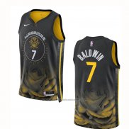 Maillot Golden State Warriors Patrick Baldwin #7 Ville 2022-23 Noir