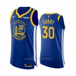 Maillot Golden State Warriors Stephen Curry #30 Icon Authentique Bleu