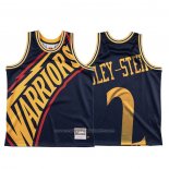 Maillot Golden State Warriors Willie Cauley Stein #2 Mitchell & Ness Big Face Bleu