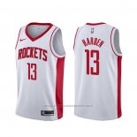 Maillot Houston Rockets James Harden #13 Association Blanc