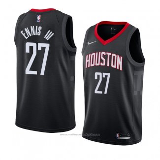 Maillot Houston Rocketst James Ennis III #27 Statement 2018 Noir