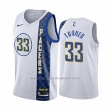 Maillot Indiana Pacers Myles Turner #33 Ville Blanc