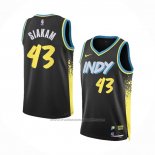 Maillot Indiana Pacers Pascal Siakam #43 Ville 2023-24 Noir