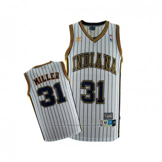 Maillot Indiana Pacers Reggie Miller #31 Retro Blanc