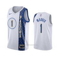 Maillot Indiana Pacers T.j. Warren #1 Ville Blanc