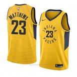 Maillot Indiana Pacers Wesley Matthews #23 Statement 2018 Jaune