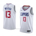 Maillot Los Angeles Clippers Jamil Wilson #13 Association 2018 Blanc
