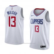 Maillot Los Angeles Clippers Jamil Wilson #13 Association 2018 Blanc