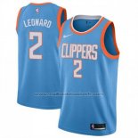 Maillot Los Angeles Clippers Kawhi Leonard #2 Ville 2019 Bleu