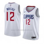 Maillot Los Angeles Clippers Tyrone Wallace #12 Association 2018 Blanc