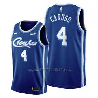 Maillot Los Angeles Lakers Alex Caruso #4 Classic Edition 2019-20 Bleu