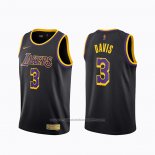 Maillot Los Angeles Lakers Anthony Davis #3 Earned 2020-21 Noir