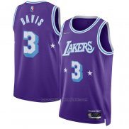 Maillot Los Angeles Lakers Anthony Davis #3 Ville Edition 2021-22 Volet